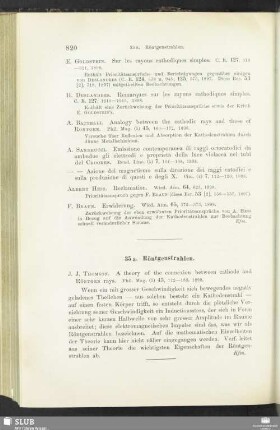 35a. Röntgenstrahlen
