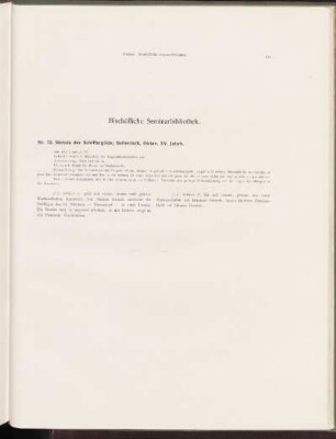 Bischöfliche Seminarbibliothek.