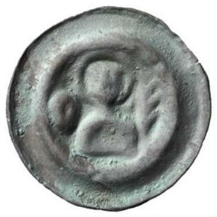 Fundmünze, Hohlpfennig, 15. Jh.?