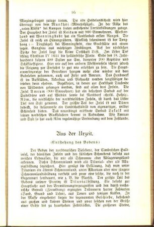 Aus der Urzeit.