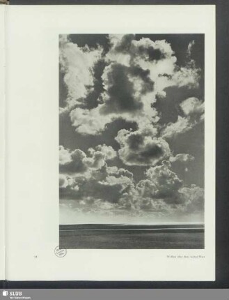 Wolken über dem weiten Watt