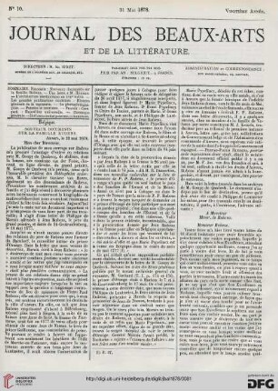 Nr. 10 (31 Mai 1878)