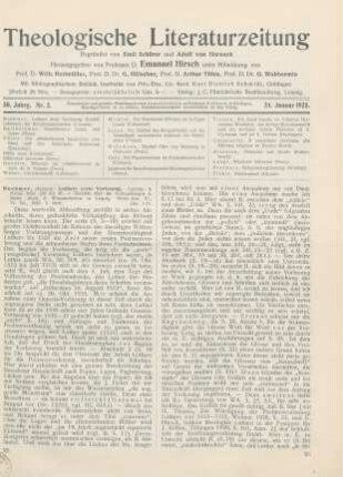 25-30 [Rezension] Boehmer, Heinrich, Luthers erste Vorlesung