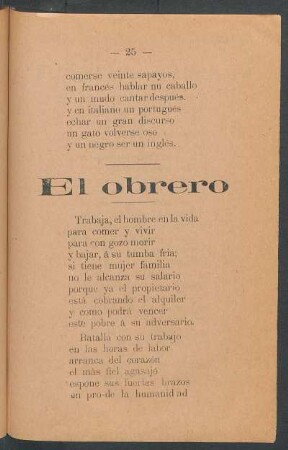 El obrero
