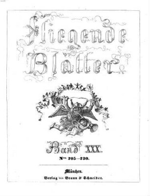 Fliegende Blätter. 30 = Nr. 705 - 730. [1859]
