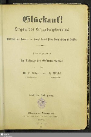 6.1886: Glückauf : Zeitschrift des Erzgebirgsvereins