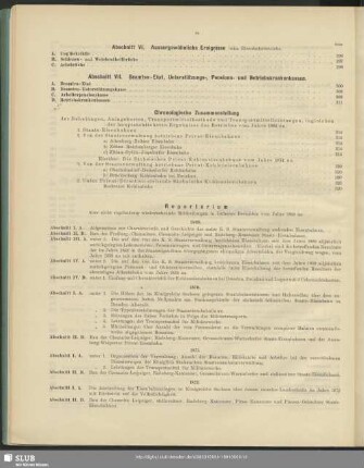 Repertorium über nicht regelmässig wiederkehrende Mittheilungen in früheren Berichten vom Jahre 1869 an