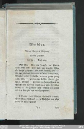 Nathan Raphaels Wohnung.