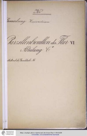 No. 36 Gemarkung Heusenstamm, Flur VI, Abteilung CII