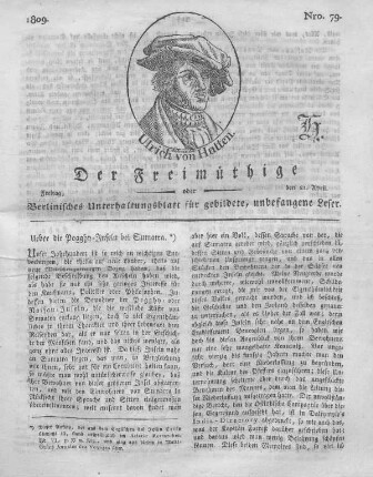 Nro. 79., Freitag, den 21. April 1809