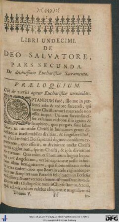 Libri IX Pars Altera.