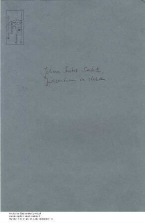 Seibertz, [Johann Suibert], Justizamtmann in Minden (Westfalen)