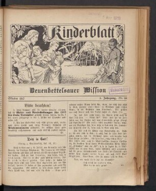 Nr. 10. Oktober 1912