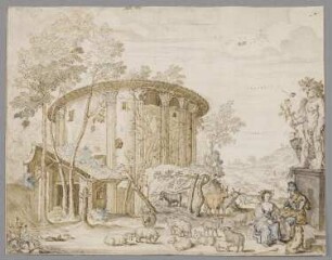 Vestatempel [St. Maria in Cosmedin?] in Rom