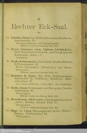 B. Rechter Eck-Saal