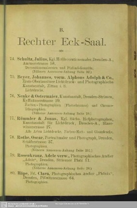 B. Rechter Eck-Saal