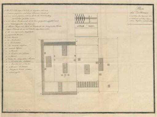 Plan des Zollhauses