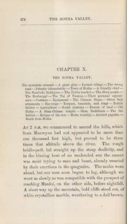 Chapter X. The Hotha Valley