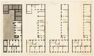 Wohnhaus Königlicher Oberkastellan Lehmann: Grundrisse