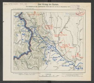 Beilage 17. Der Krieg im Osten. Die Kämpfe an der rumänischen Front vom 22. Juli bis 3. September 1917.