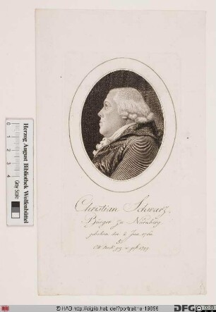 Bildnis Christian Schwarz