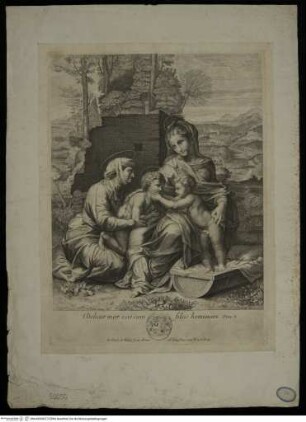 Maria und Anna mit Jesus und Johannes dem Täufer als Knaben