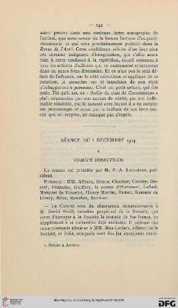 Séance du 5 décembre 1924