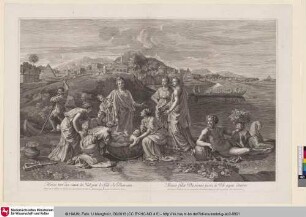 Moise tiré des eaux du Nil par la fille de Pharaon