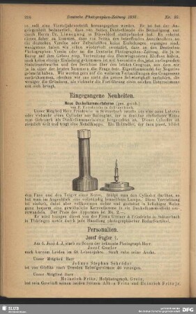 Eingegangene Neuheiten