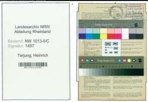 Entnazifizierung Heinrich Terjung , geb. 03.06.1881 (Drogist)