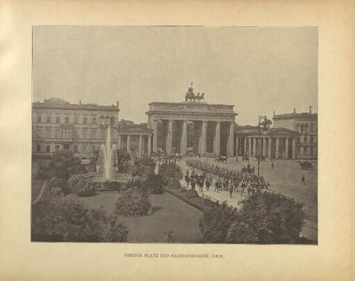 Pariser Platz und Brandenburger Thor