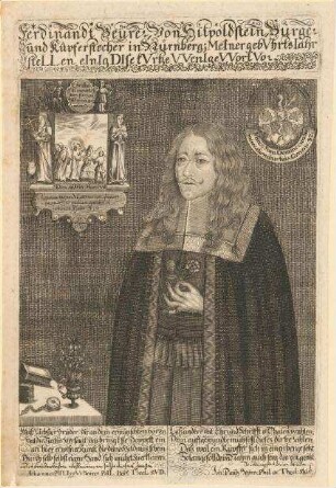 Ferdinandt Beurer, von Hilpoltstein, Bürger und Kupferstecher in Nürnberg;