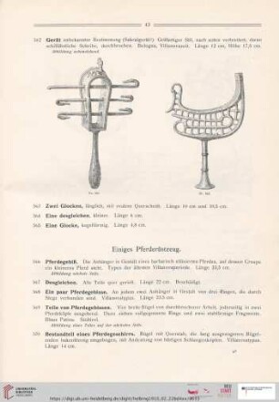 Einiges Pferderüstzeug (Nr. 566-574)