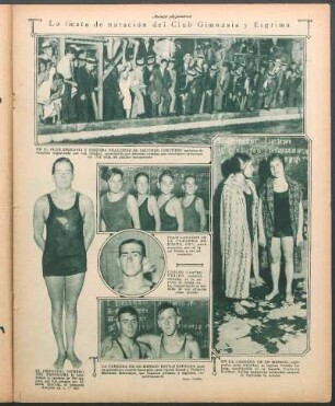 La fiesta de natación del Club Gimnasia y Esgrima [Fotografías]