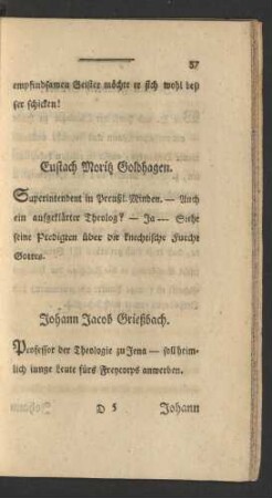 Eustach Moritz Goldhagen.