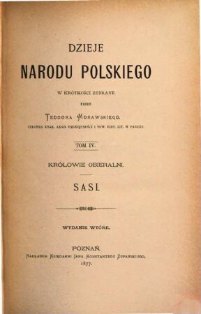 Dzieje narodu polskiego w krótkości zebrane : Wydanie wtóre, 4