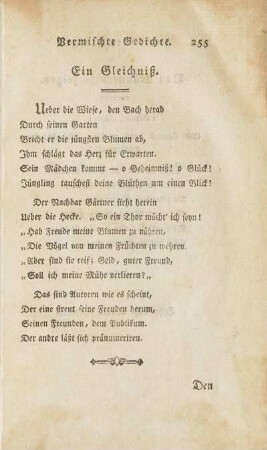 Ein Gleichniß