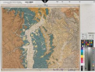 Rheinprovinz Westfalen (Provinz) geologische Karte der Rheinprovinz und der Provinz Westfalen auf Grundlage der v. Dechenschen Geologischen Karte und der Königlichen Generalstabs Karte 32. Sektion Perl