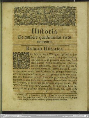 Relatio Historica