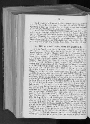 5. Wie die Schule eröffnet wurde und gewachsen ist.