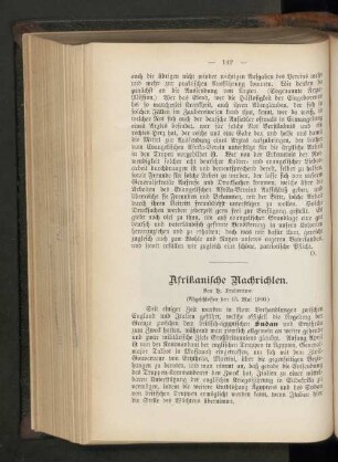 Afrikanische Nachrichten