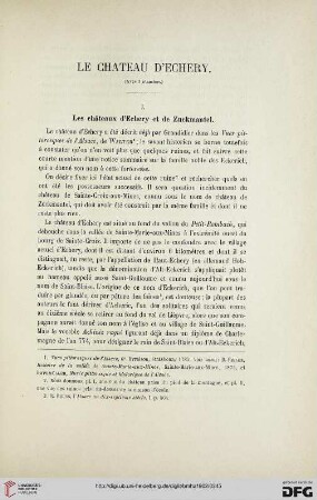2.Ser. 20.1902: Le château d'Echery