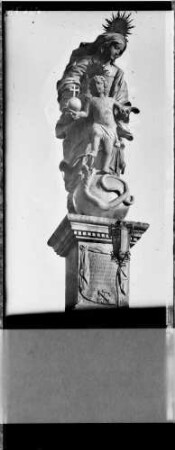 Gerlachsheim Hauptstrasse - Mariensäule (Immaculata)