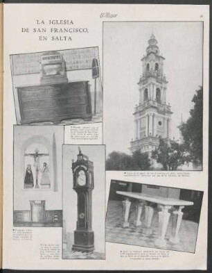 La iglesia de San Francisco, en Salta