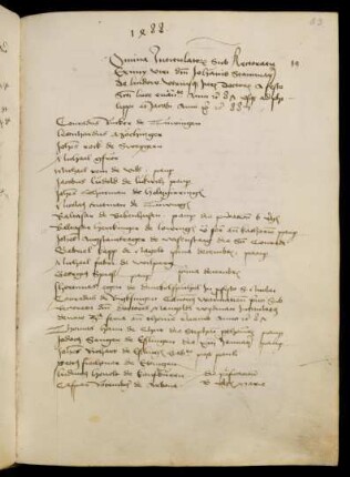 Winterhalbjahr 1487/1488. Rektorat Johannes Steinmeyer