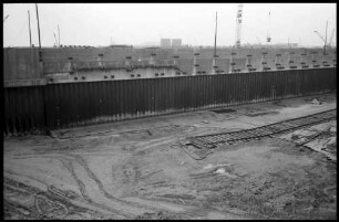 Puttgarden: Fährhafenbecken im Bau