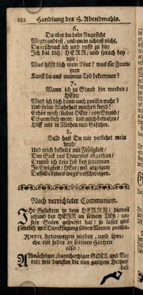232-240, Nach verrichteter Communion. Buß-Psalmen.