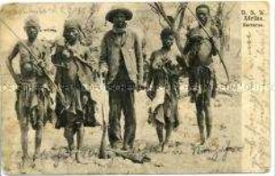 Gruppe bewaffneter Hereros