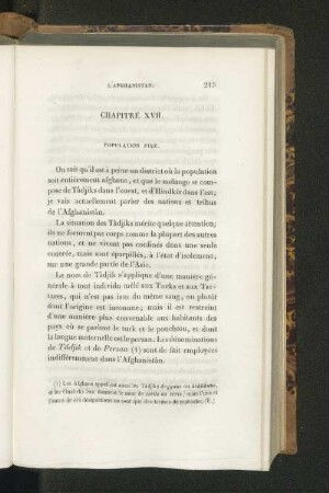 Chapitre XVII. Population Fixe.