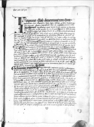 Juristischer Sammelband - BSB Clm 3870